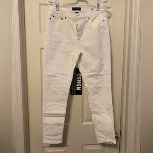 Banana Republic corduroy white pants